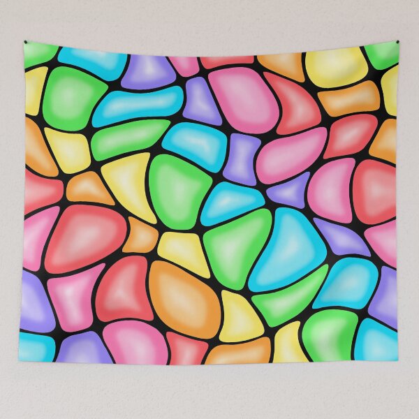 Item preview, Rainbow Pebble Mosaic designed and sold by BlackthornDsign.