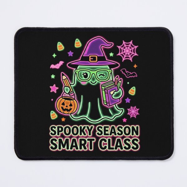 Item preview, Cute SPOOKY SEASON, SMART CLASS Halloween Teacher Doodles Shirt, Neon Halloween Pop Tee, Spooky Teacher Shirt, Back to School Halloween Gift designed and sold by Ditstyle.