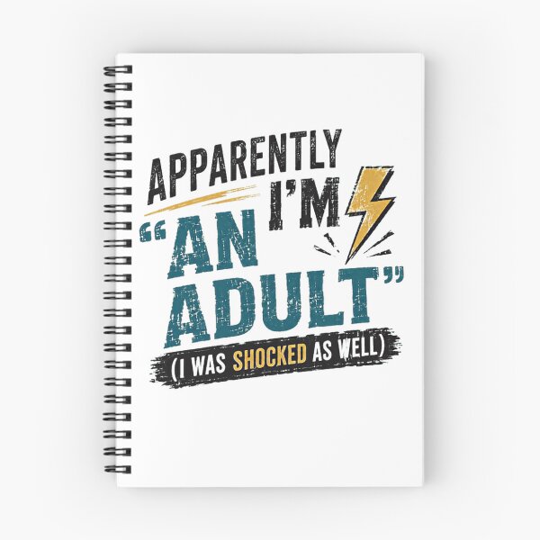 Item preview, Apparently I'm An Adult (I Was Shocked As Well) Funny Adulthood Young Adult Birthday designed and sold by RetroMini2026.