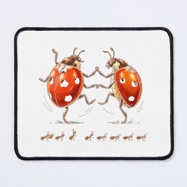 Item preview, Dancing Ladybugs and Ant Parade Nature Art designed and sold by nryum.