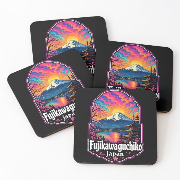 Item preview, Fujikawaguchiko Mount Fuji Trippy Art Japan designed and sold by TomFrontierArt.
