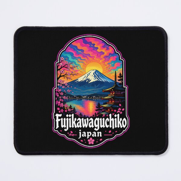 Item preview, Fujikawaguchiko Mount Fuji Trippy Art Japan designed and sold by TomFrontierArt.