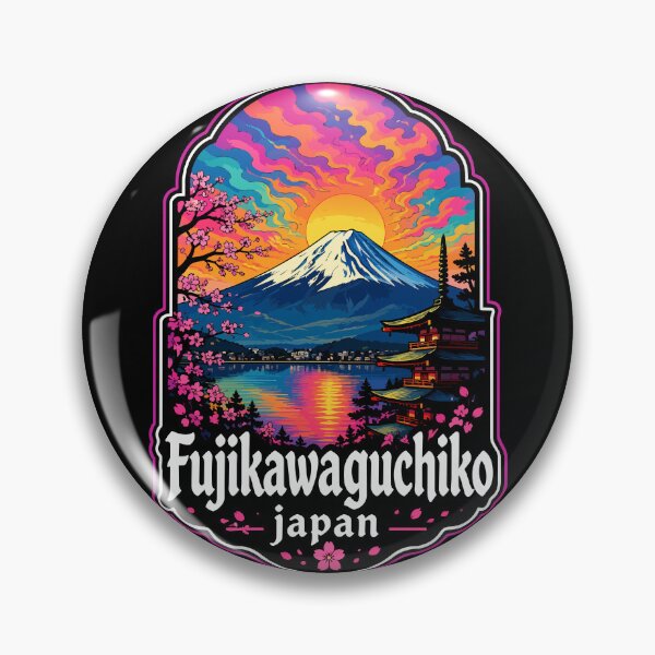 Item preview, Fujikawaguchiko Monte Fuji Trippy Art Japón designed and sold by TomFrontierArt.