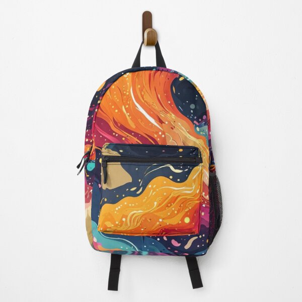 Item preview, Cosmic Fluid Art Galaxy Flames Abstract designed and sold by FestivityFinds.