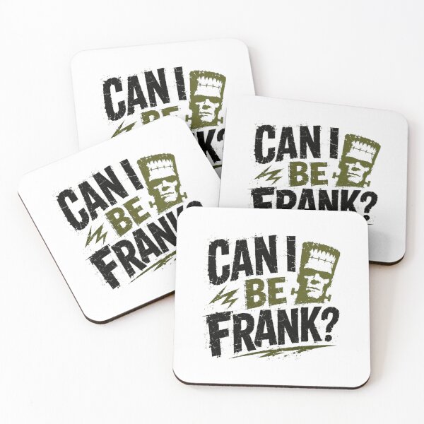 Item preview, Can I Be Frank? Frankenstein Monster Halloween Humor Pun Fan Gift designed and sold by HumansStuck12.