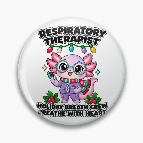 Item preview, Respiratory Therapist Christmas Axolotl Holiday Breath Crew designed and sold by ClinicalHubs.