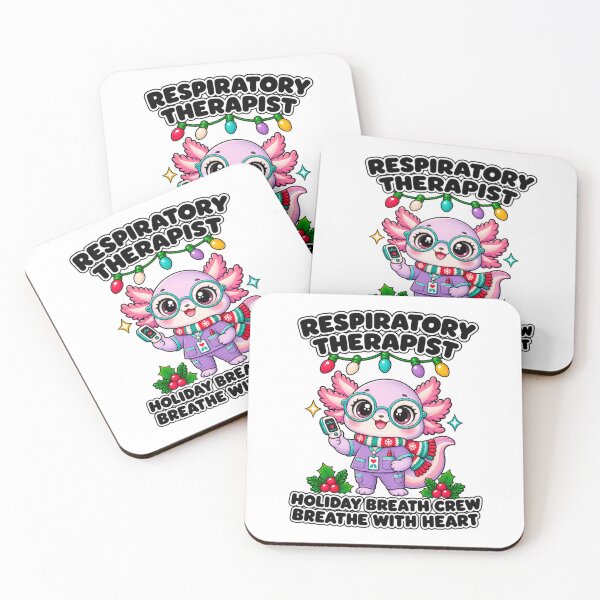 Item preview, Respiratory Therapist Christmas Axolotl Holiday Breath Crew designed and sold by ClinicalHubs.