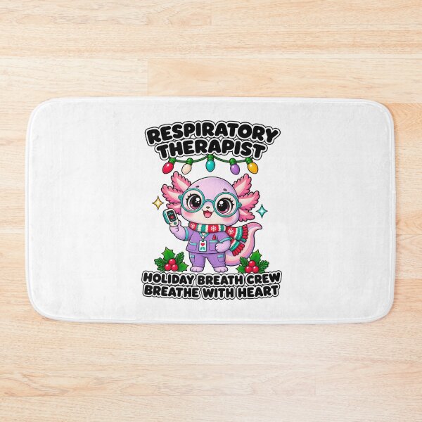 Item preview, Respiratory Therapist Christmas Axolotl Holiday Breath Crew designed and sold by ClinicalHubs.