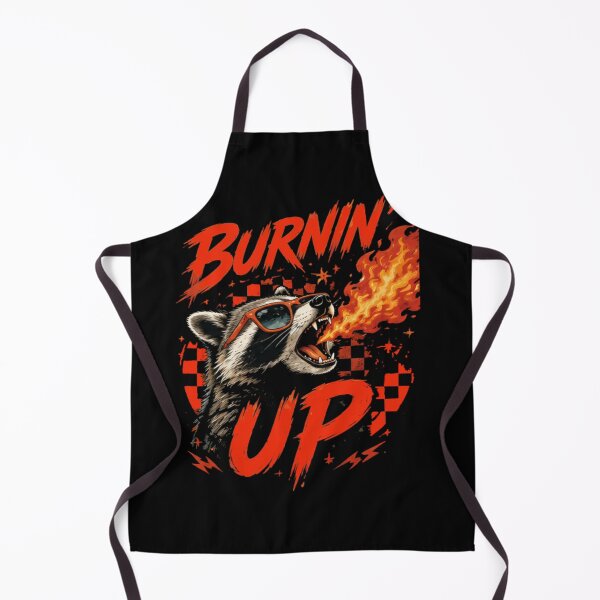 Item preview, Racoons Funny Burnin Up Vintage Racccon Gift Men Women designed and sold by MathiasFuchs.