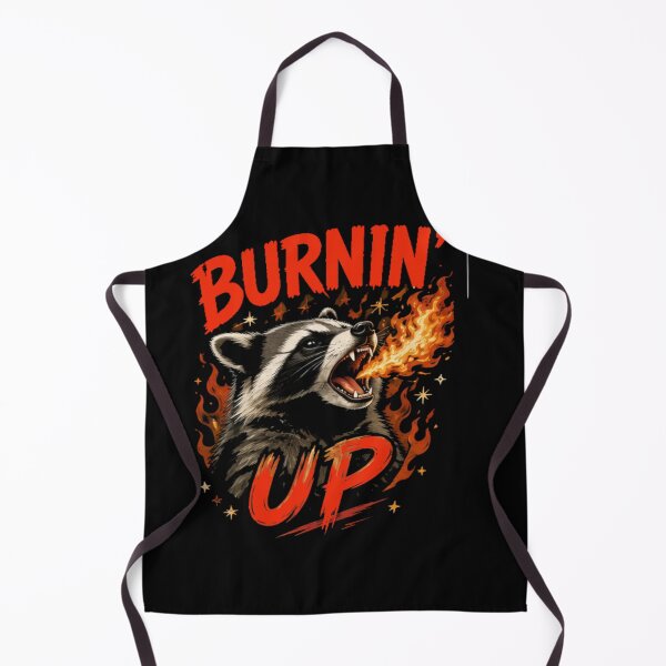 Item preview, Racoons Burnin Up Vintage Racccon Funny For Men Women designed and sold by MathiasFuchs.