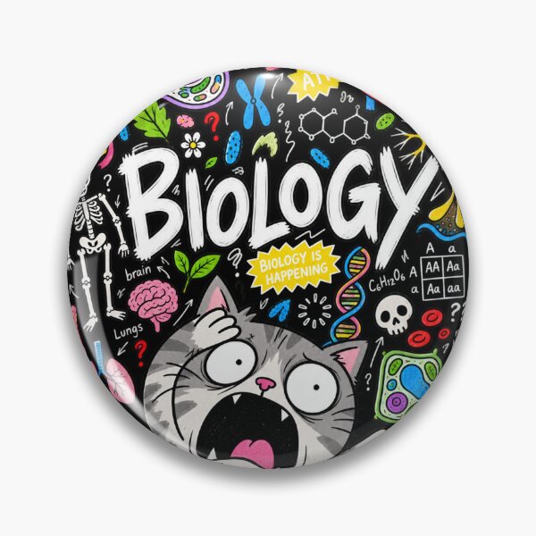 Item preview, Biology Cat Panic Funny Biology Nerd Cat Back to School designed and sold by MonkiFlipp.
