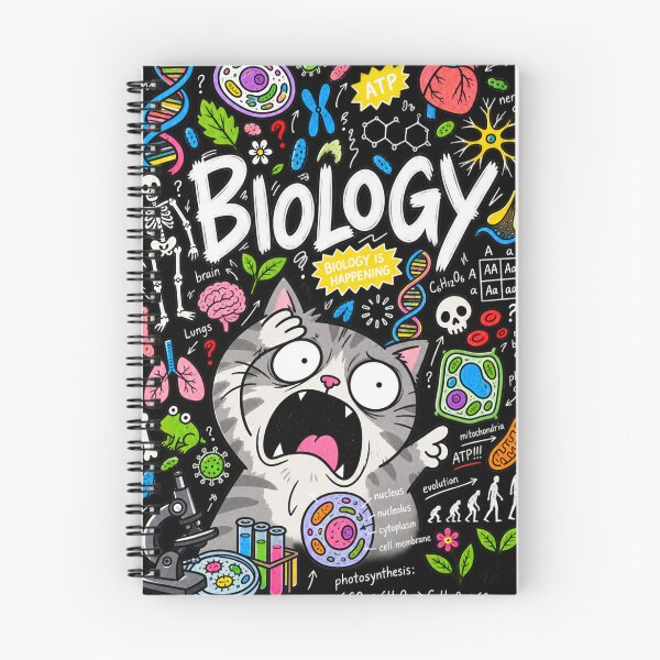 Item preview, Biology Cat Panic Funny Biology Nerd Cat Back to School designed and sold by MonkiFlipp.