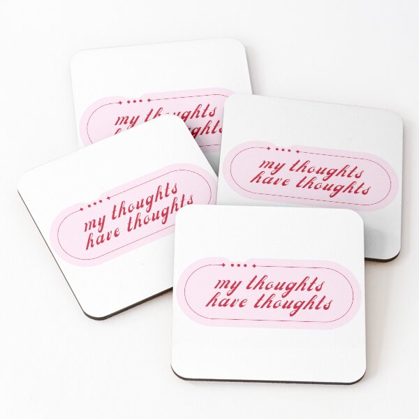 Item preview, My Thoughts Have Thoughts – Funny Overthinking Quote designed and sold by jianina-alondra.