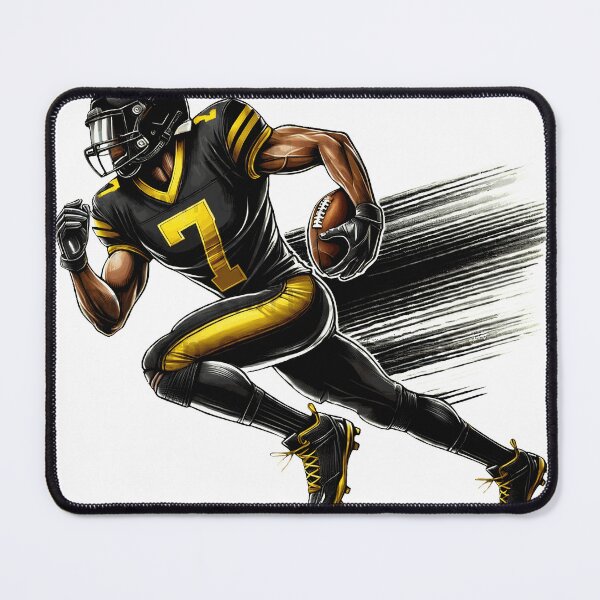 Item preview, Football Player Running Graphic designed and sold by KathleenR67443.