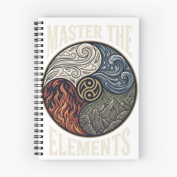 Item preview, Avatar The Last Airbender Inspired 4 Nations Elemental Art T-Shirt | Air Water Earth Fire Fantasy designed and sold by ZenKings.