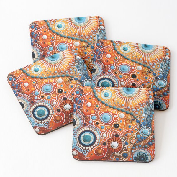 Item preview, Aboriginal Inspired Dot Art - Emphasis designed and sold by GrinGalore.