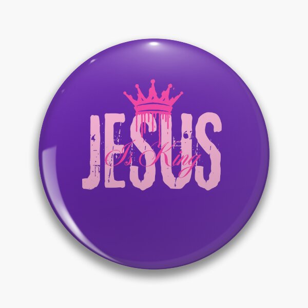 Item preview, Jesus Is King - Christ Easter Inspo Quotes  - Gifts For Him - Purple designed and sold by Doiemacreations.