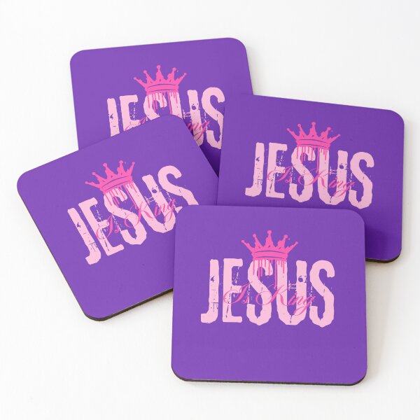 Item preview, Jesus Is King - Christ Easter Inspo Quotes  - Gifts For Him - Purple designed and sold by Doiemacreations.