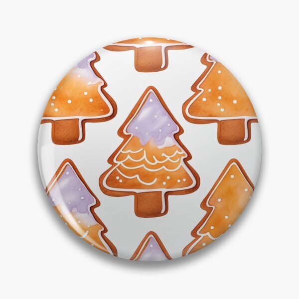 Item preview, Cute Gingerbread Christmas Tree Cookie Pattern designed and sold by FestivityFinds.