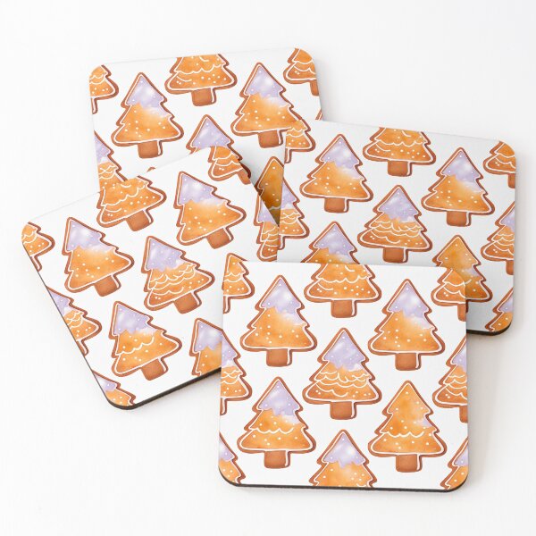Item preview, Cute Gingerbread Christmas Tree Cookie Pattern designed and sold by FestivityFinds.