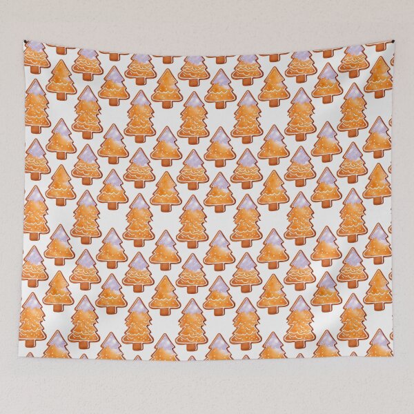 Item preview, Cute Gingerbread Christmas Tree Cookie Pattern designed and sold by FestivityFinds.