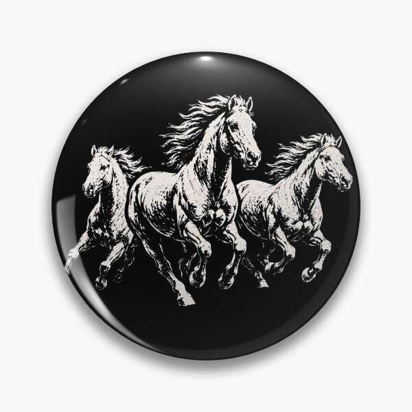 Item preview, Wild Horses Running Vintage 90s Western Design designed and sold by VGAfanatic.