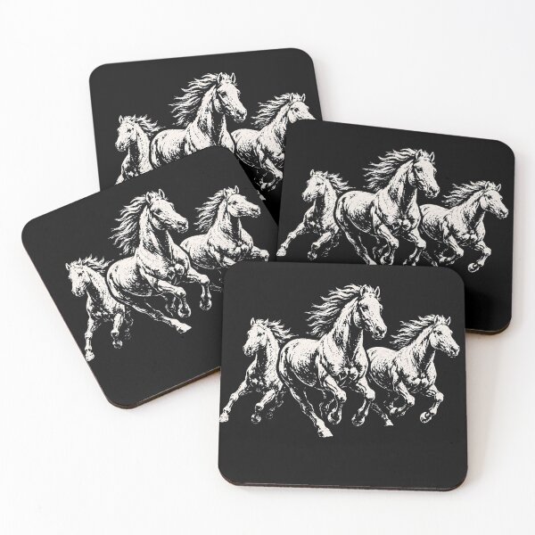 Item preview, Wild Horses Running Vintage 90s Western Design designed and sold by VGAfanatic.