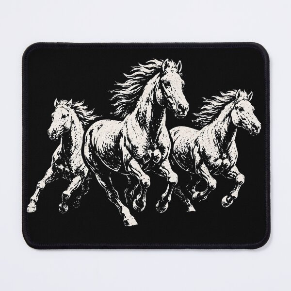 Item preview, Wild Horses Running Vintage 90s Western Design designed and sold by VGAfanatic.
