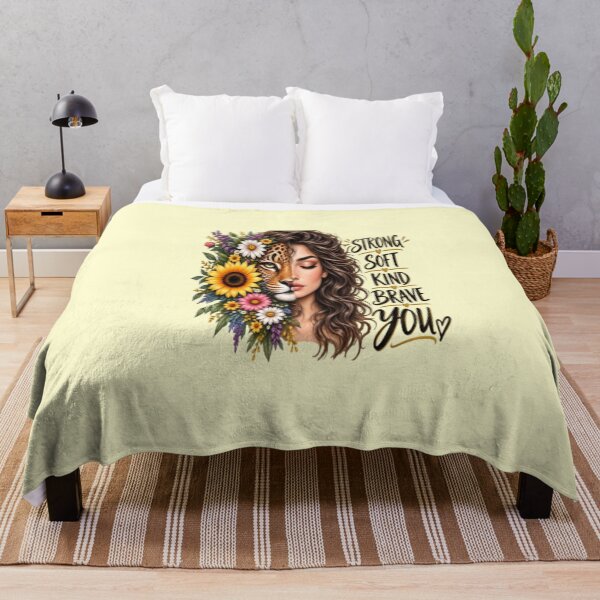 Item preview, Strong Soft Kind Brave You Art Design designed and sold by FABIOLA1970.