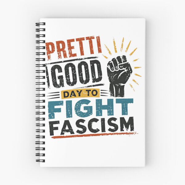 Item preview, Pretti Good Day To Fight Fascism Activist Protestor Human Rights designed and sold by HumansStuck12.