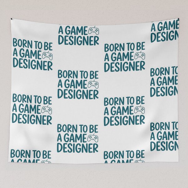 Item preview, Born To Be A Game Designer Video Game Developer Indie Dev Gamer Quote designed and sold by raedattia.
