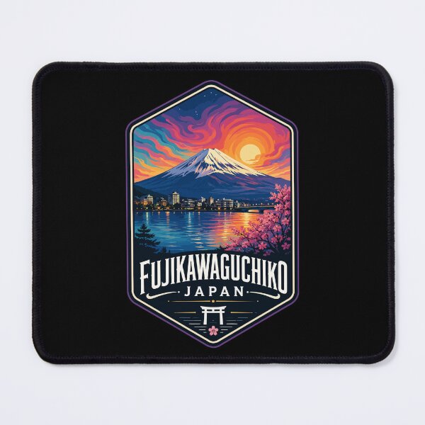 Item preview, Fujikawaguchiko Trippy Art Japan Travel designed and sold by TomFrontierArt.