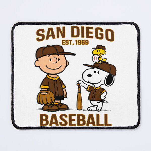 Item preview, Snoopy Baseball Fun San Diego Style | ⭐⭐⭐⭐⭐ designed and sold by usmanbhatti00.