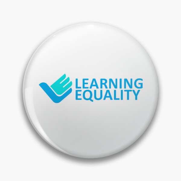 Item preview, Learning Equality Modern Cyan Symbol Logo designed and sold by Jerbilsmouse.