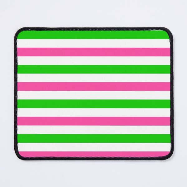 Item preview, Pink and Green Stripes Design White designed and sold by PatternTitan.