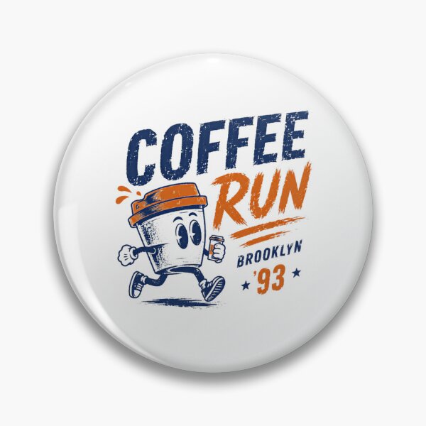 Item preview, Coffee Run Brooklyn '93 Nineties Coffee Lover Runner designed and sold by RetroMini2026.