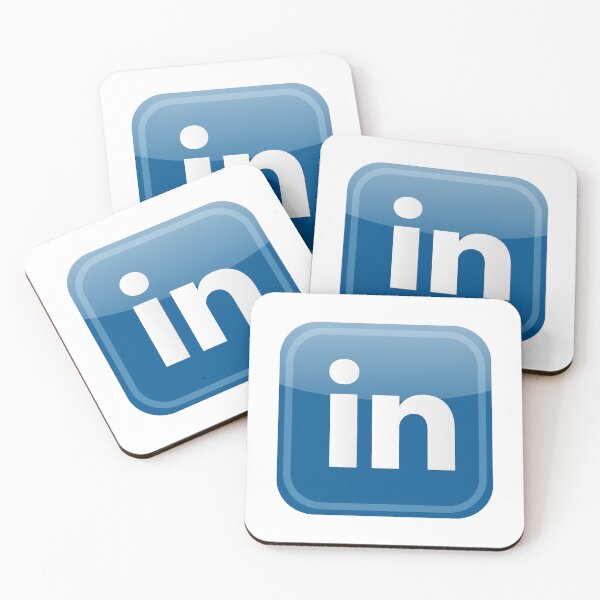 Item preview, LinkedIn Classic Glossy Blue App Icon designed and sold by Jerbilsmouse.