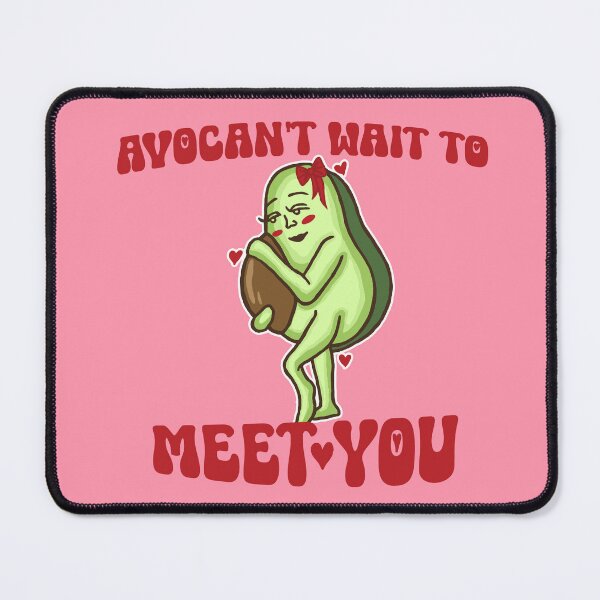 Item preview, AvoCan't Wait To Meet You Pun Pregnancy Announcement designed and sold by CamilasPrints.