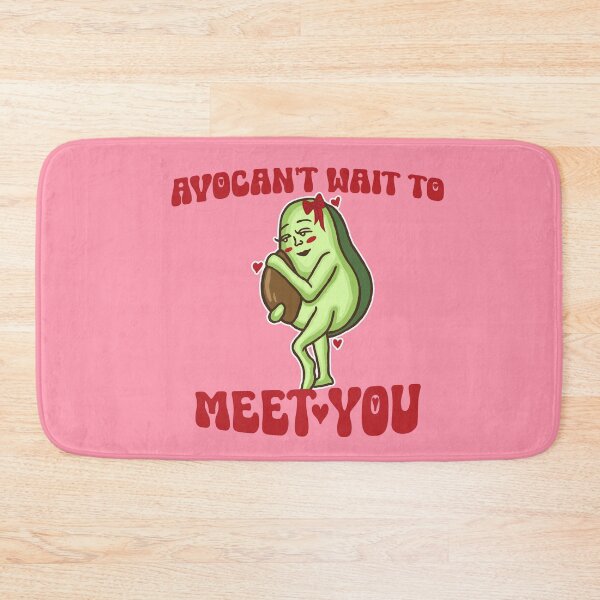 Item preview, AvoCan't Wait To Meet You Pun Pregnancy Announcement designed and sold by CamilasPrints.