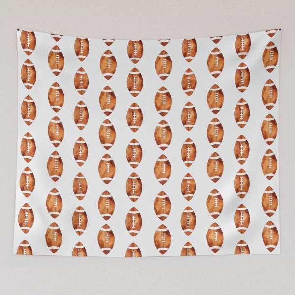 Item preview, Watercolor American Football Pattern designed and sold by FestivityFinds.