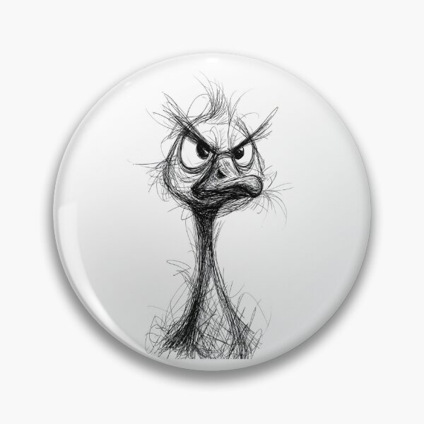 Item preview,  A Little Burst of Grump Duck designed and sold by BRETT'S ART STUDIO.