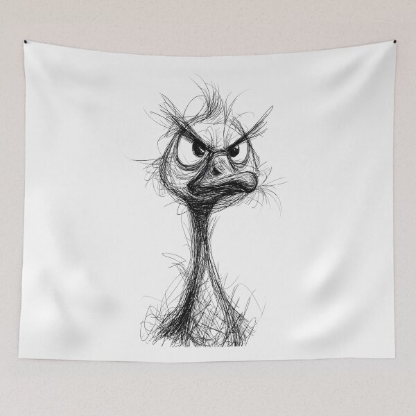 Item preview,  A Little Burst of Grump Duck designed and sold by BRETT'S ART STUDIO.