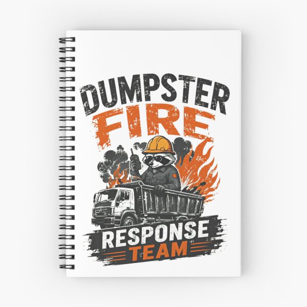Item preview, Dumpster Fire Response Team Workplace Humor Sarcasm Raccoon Meme designed and sold by RetroMini2026.
