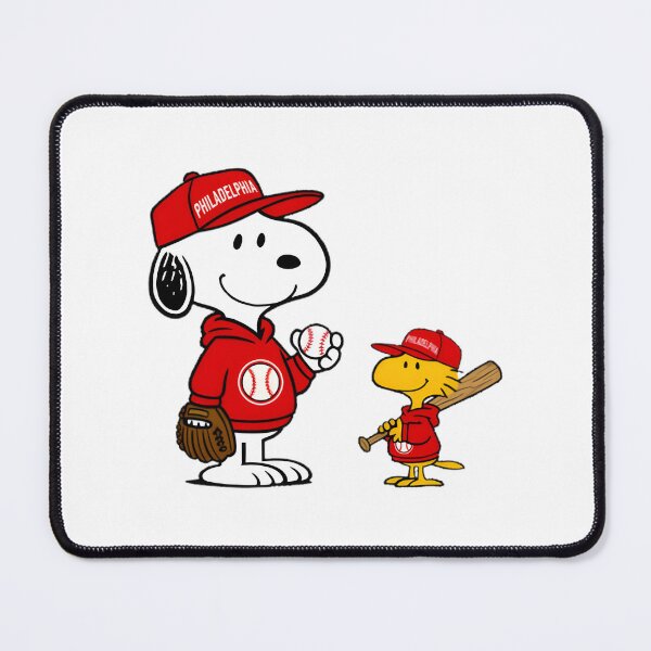 Item preview, Phillies Snoopy Woodstock Baseball Fun | Perfect Gift For You And Friends designed and sold by usmanbhatti00.