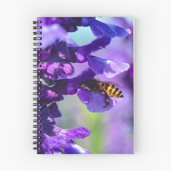 Item preview, Bee on purple lavender  designed and sold by Jomsunshine.