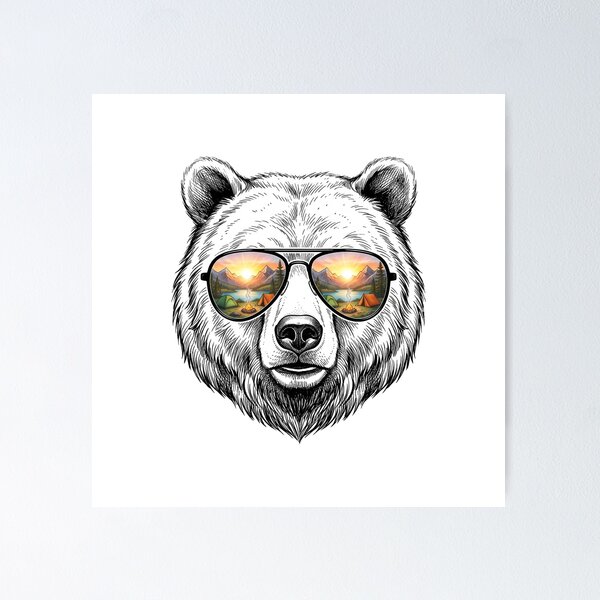Artikelvorschau, Bear Mountain Lake Camping Shades Reflection entworfen und verkauft von Bad-Decisions-Designs.