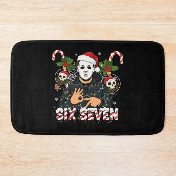 Item preview, Horror Icon Festive "Six Seven" Tee designed and sold by MrDonald75366.