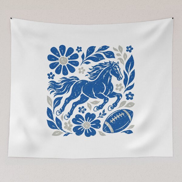 Item preview, Horse & Football Folk Art Spirit Design designed and sold by KathleenR67443.