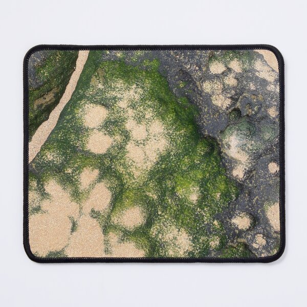 Item preview, Textured Mottled Moss Rocks Toowoon Bay designed and sold by lyndseyart.