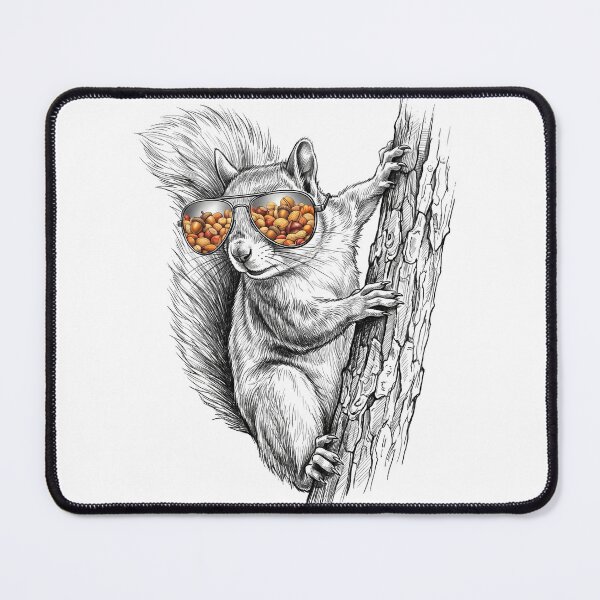 Item preview, Squirrel Acorn Sunglasses Reflection designed and sold by Bad-Decisions-Designs.